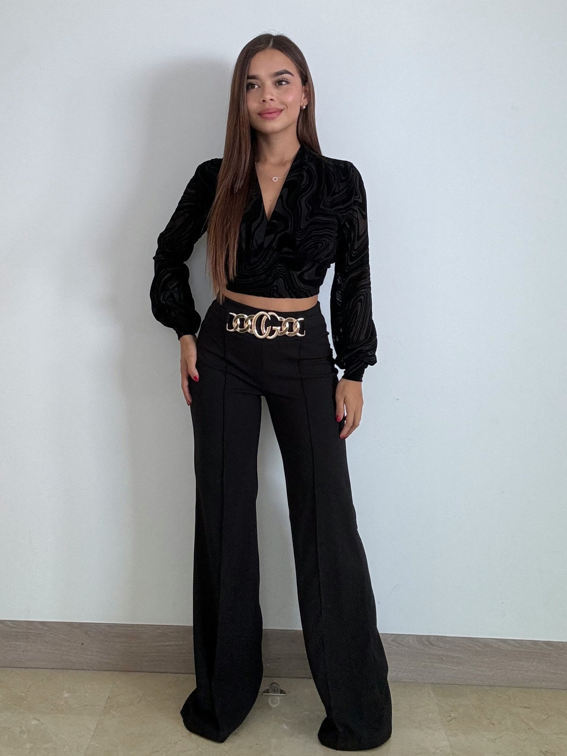 Blusa Mayatex Corta Manga Larga Estampad