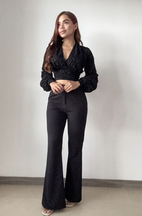 Blusa Mayatex Corta Manga Larga Estampad