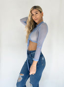 Blusa Manga Larga Runche Centro Mayatex