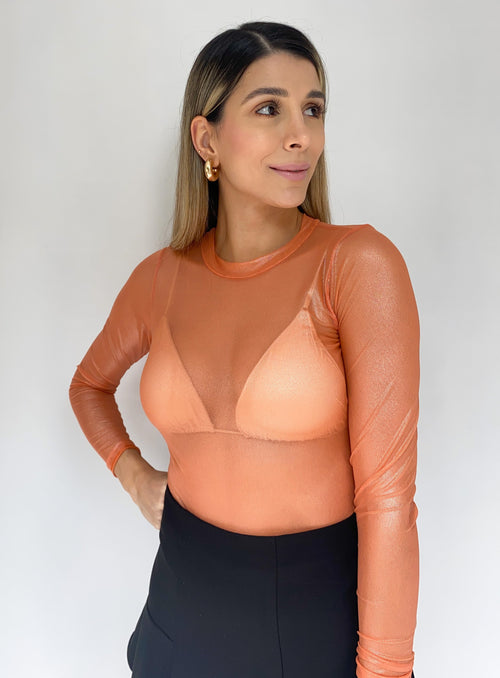 Body Manga Larga Mayatex Brillo