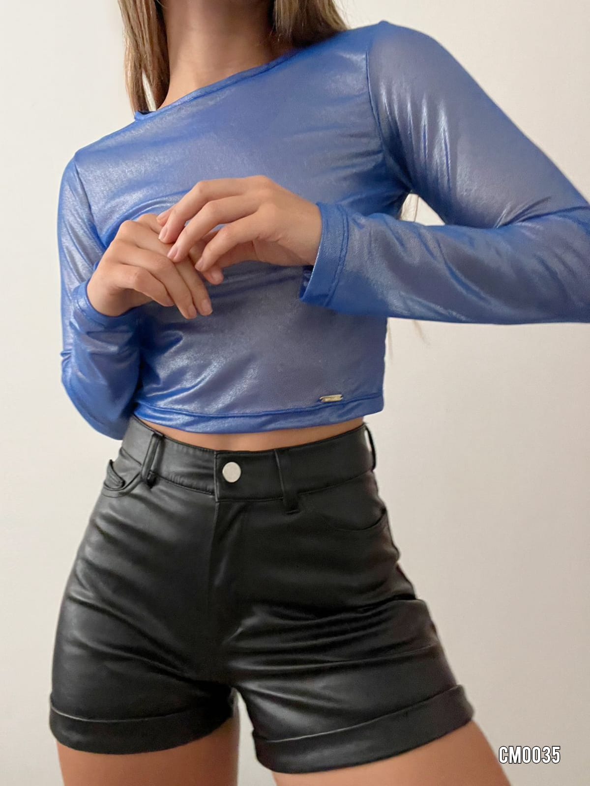 Blusa Manga Larga Mayatex Brillo