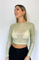 Blusa Manga Larga Mayatex Brillo