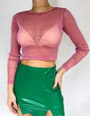 Blusa Corta Manga Larga Mayatex