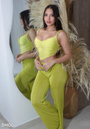 Pantalon Unicolor Palazzo