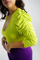 Body Manga 3/4 Bombacha Tallas Plus