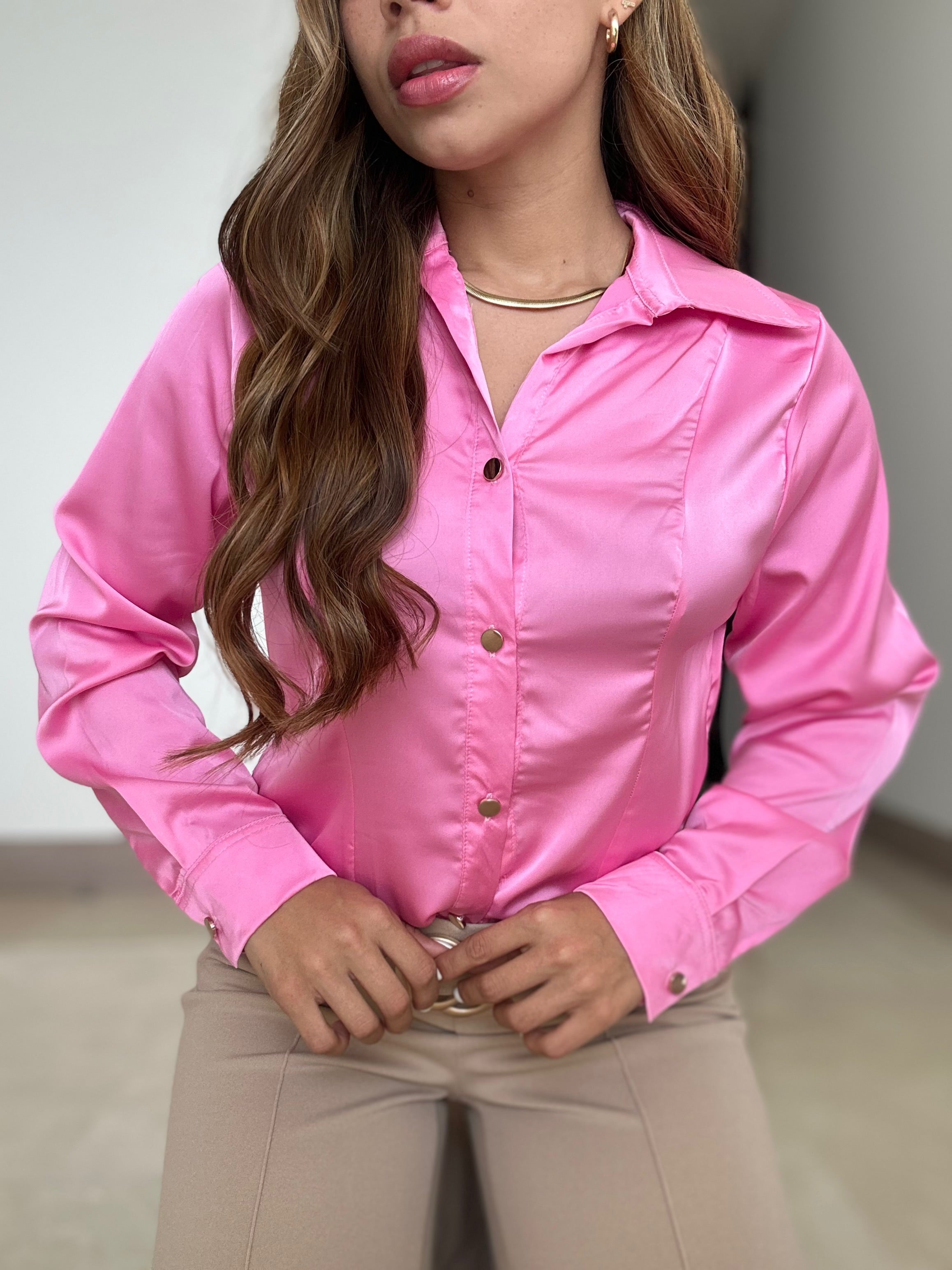 Camisera Manga Larga Unicolor