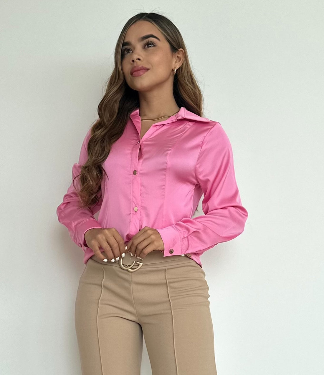 Camisera Manga Larga Unicolor