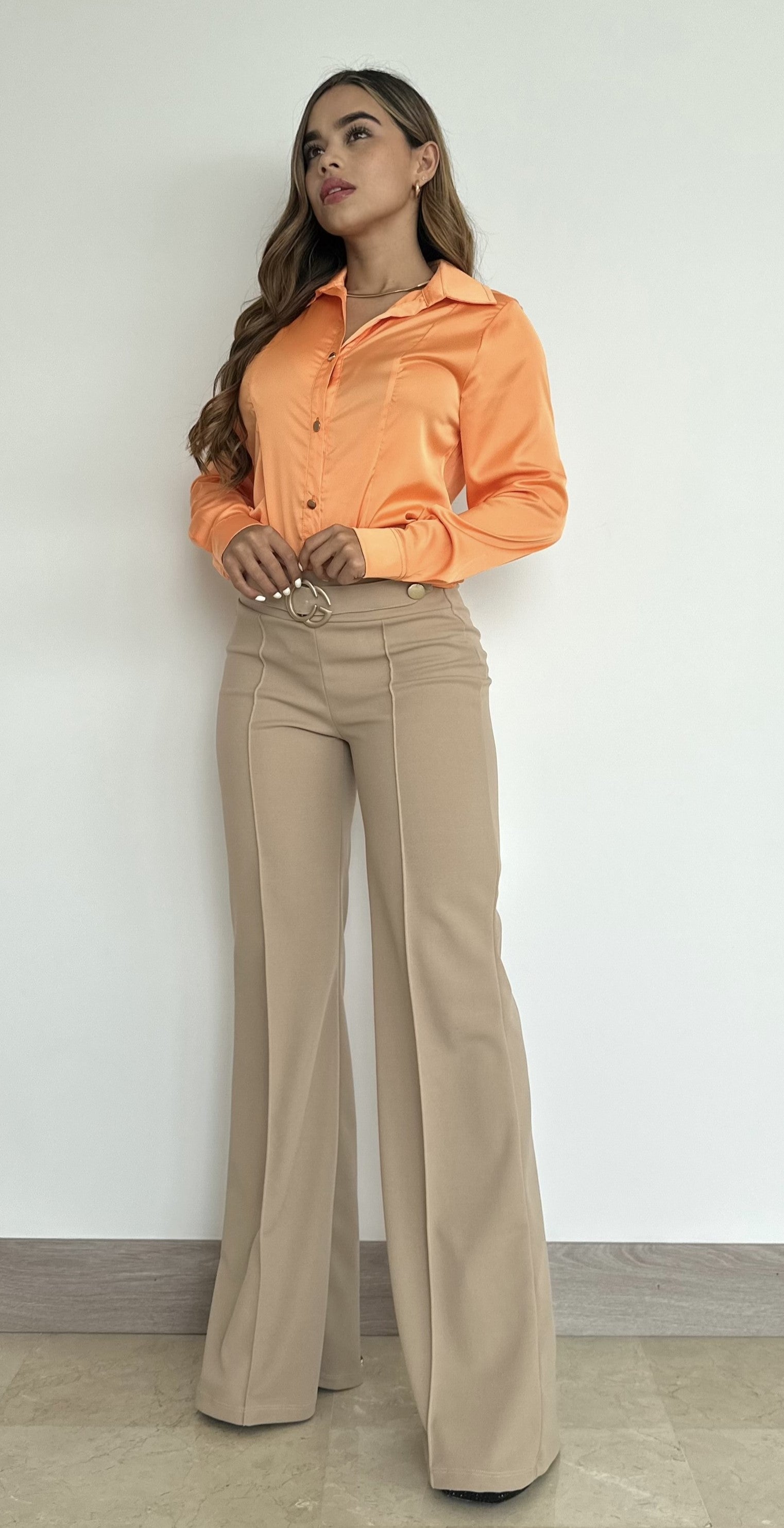 Camisera Manga Larga Unicolor