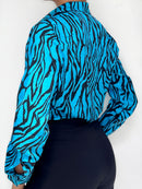 Camisera Manga Larga Est Animal Print