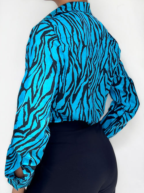 Camisera Manga Larga Est Animal Print