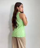 Blusa Manga Sisa Cuello Herraje