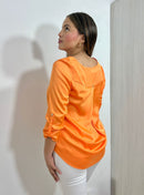 Blusa Cuello V Manga Larga