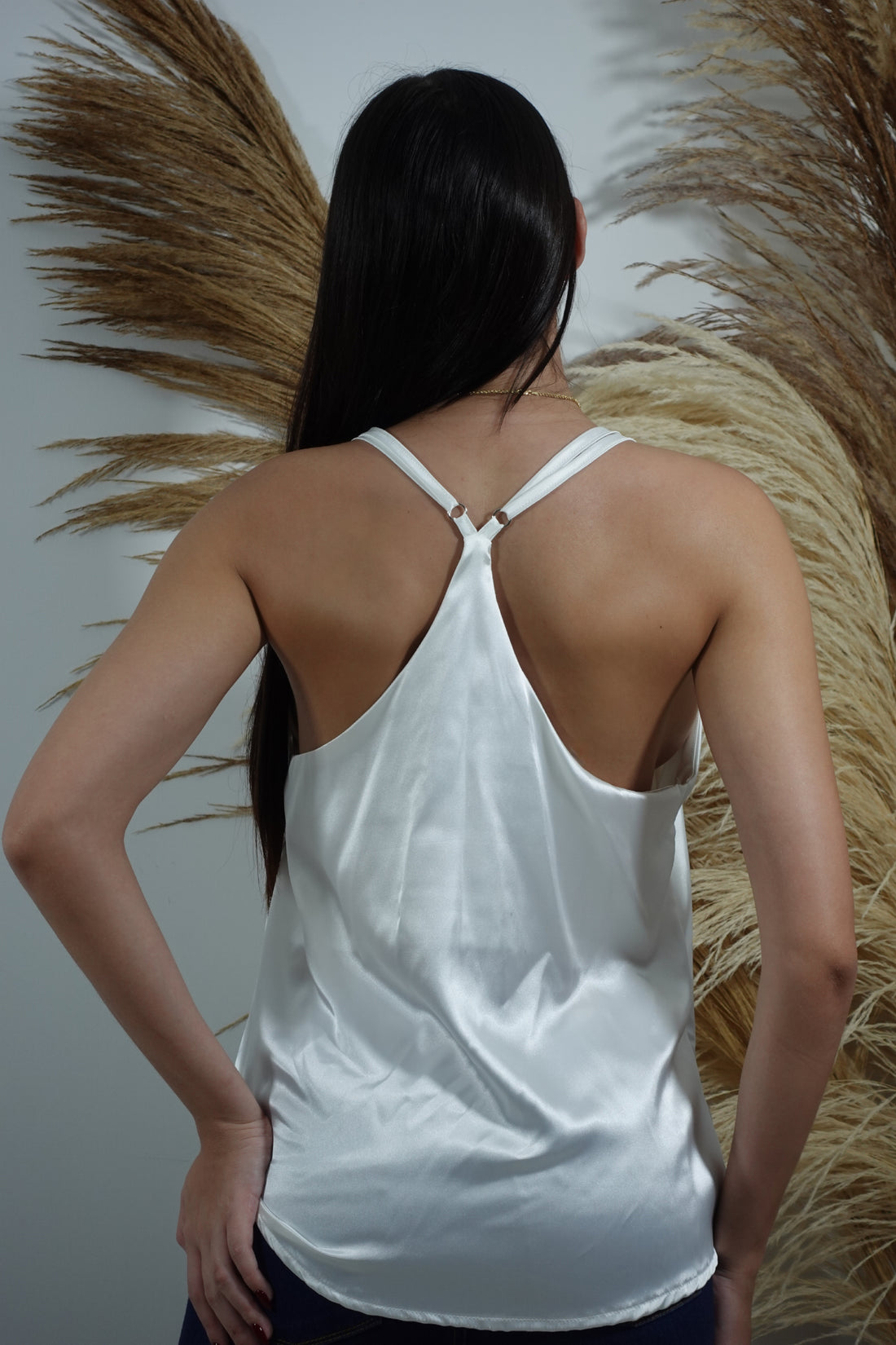 Blusa Tiras Cuello V