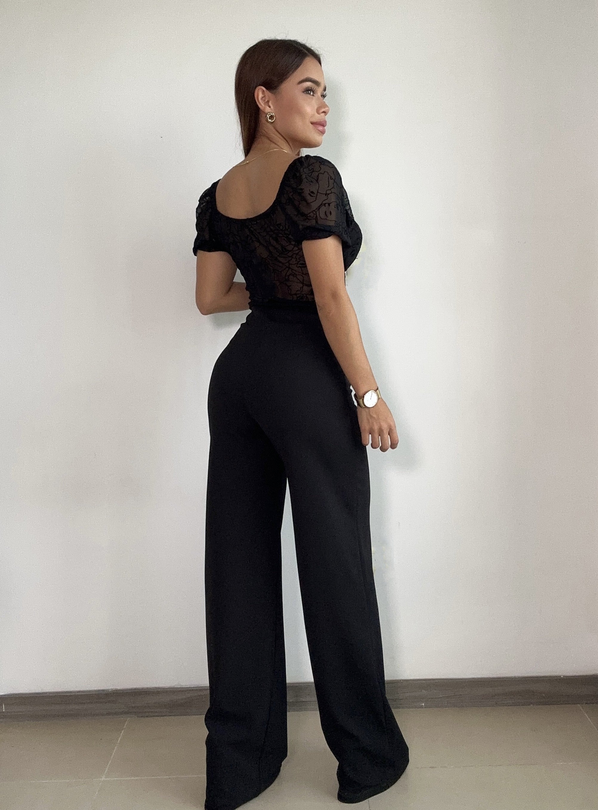 Blusa Corta Escote Corazon Manga Corta