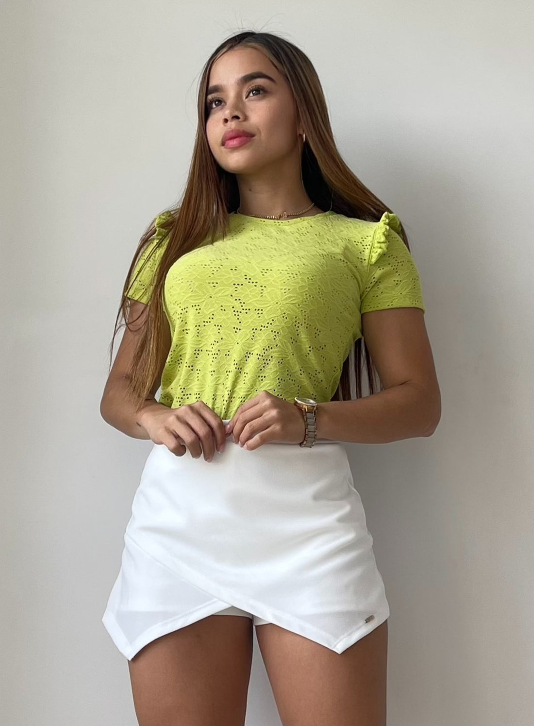 Blusa Manga Corta Bolero
