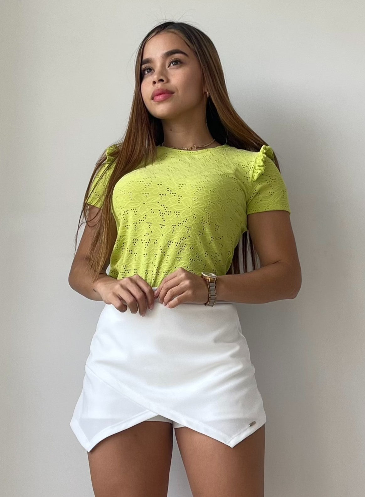 Blusa Manga Corta Bolero