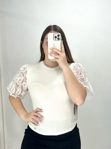 Blusa Manga Corta Puno Mora