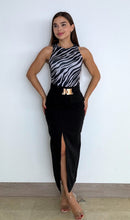 Body Manga Sisa Estampado Animal Print