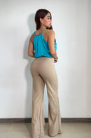 Body Tiras Cuello V Satin