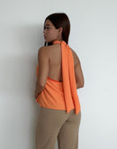 Blusa Manga Sisa Cuello Alto