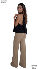 Blusa Manga Sisa Cuello Alto