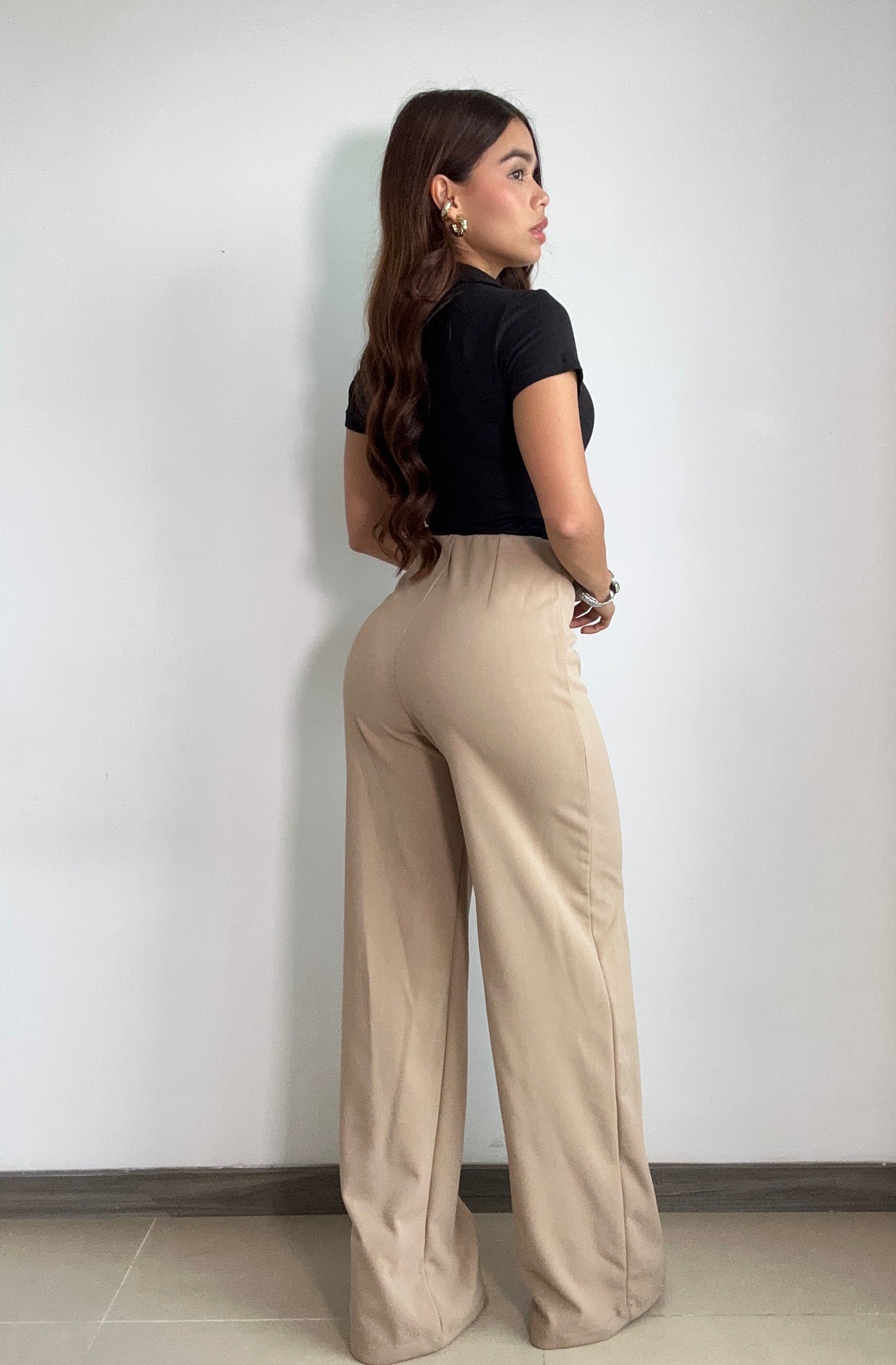 Body Manga Corta Cuello V