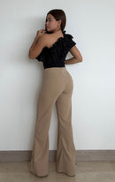 Body Asimetrico Con Boleros