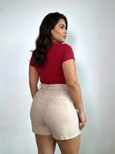 Body Manga Corta Escote Redondo Plus