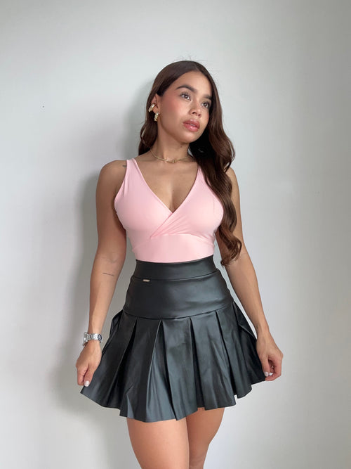 Body De Tiras Escote En V