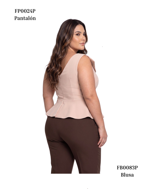 Blusa Asimetrica Bolero Lateral Plus