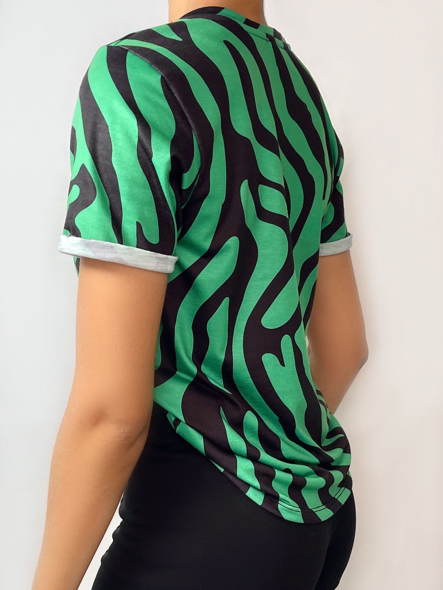 Camiseta Manga Corta Cuello Redond Print