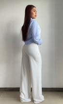 Camisera Manga Larga Aplique Guipiure