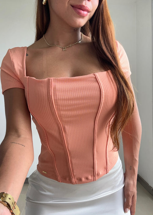 Blusa Corta Manga Corta