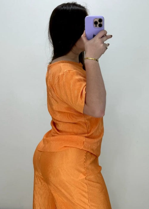 Blusa Manga Corta Cuello Redondo