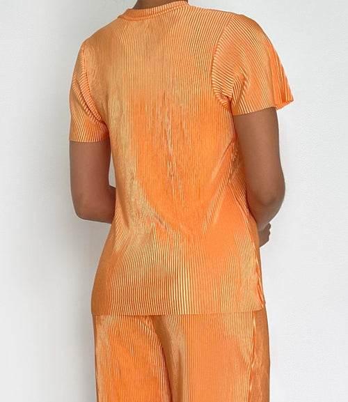 Blusa Manga Corta Cuello Redondo