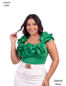 Blusa Manga Sisa Rosas