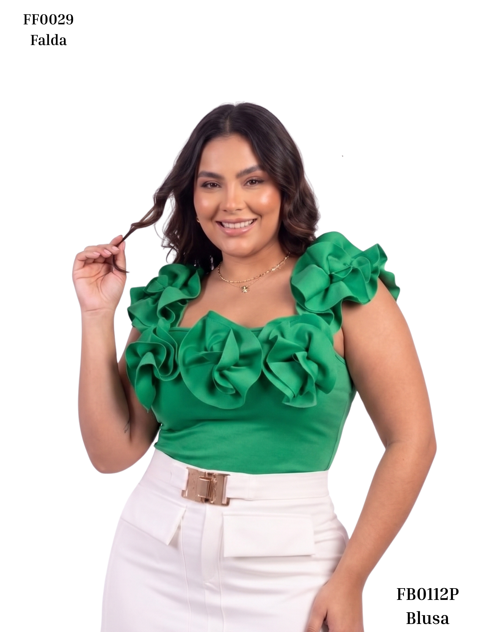 Blusa Manga Sisa Rosas