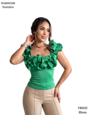 Blusa Manga Sisa Rosas