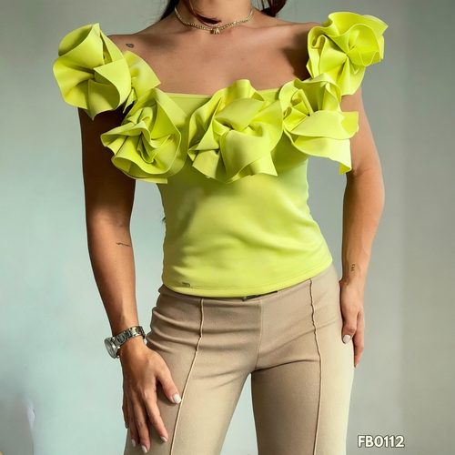 Blusa Manga Sisa Rosas