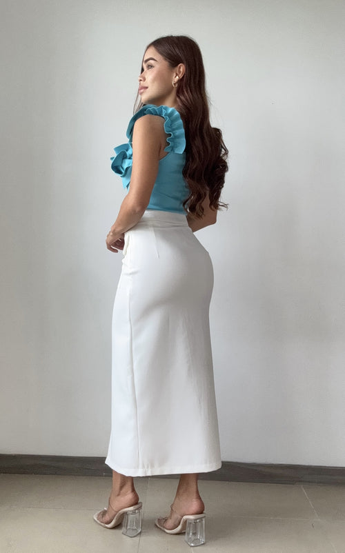 Blusa Manga Sisa Rosas