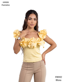 Blusa Manga Sisa Rosas