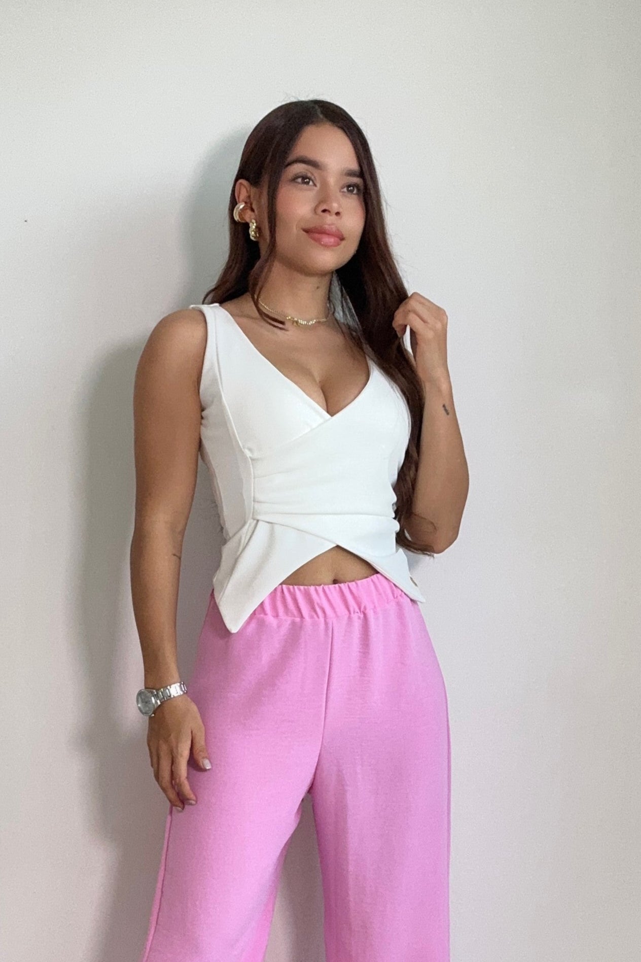 Blusa Manga Sisa Terminacion En Punta