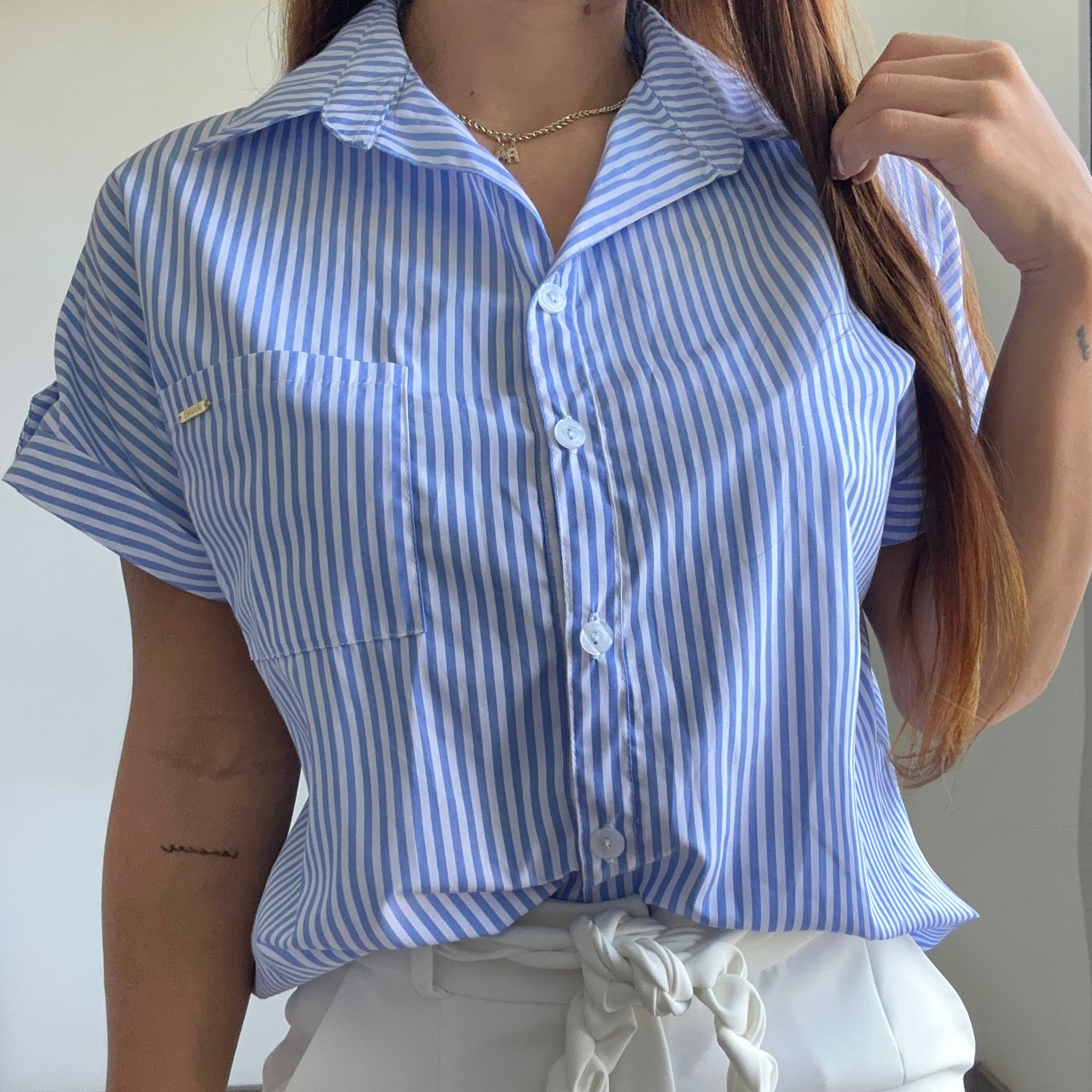Camisa Dama Manga Corta Estampado