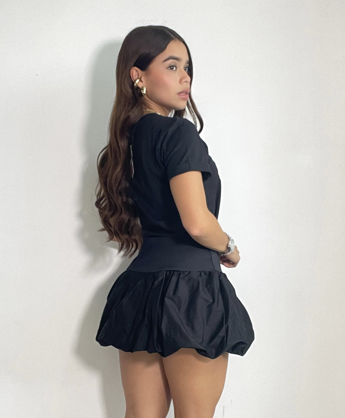 Camisa Cuello Redondo Manga Corta Apliqu