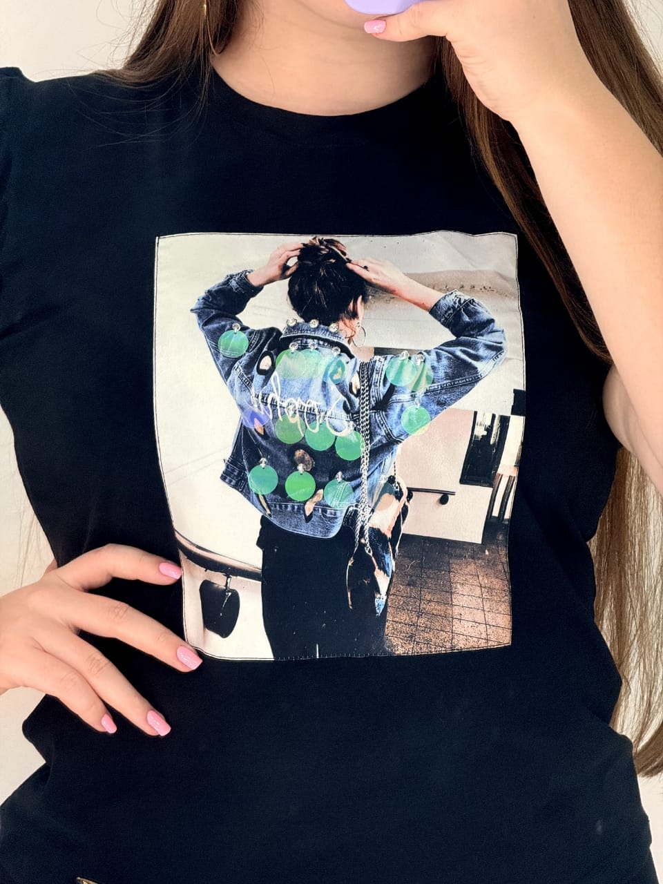 Camisa Cuello Redondo Manga Corta Plus