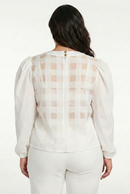 Blusa Manga Larga Cuadros