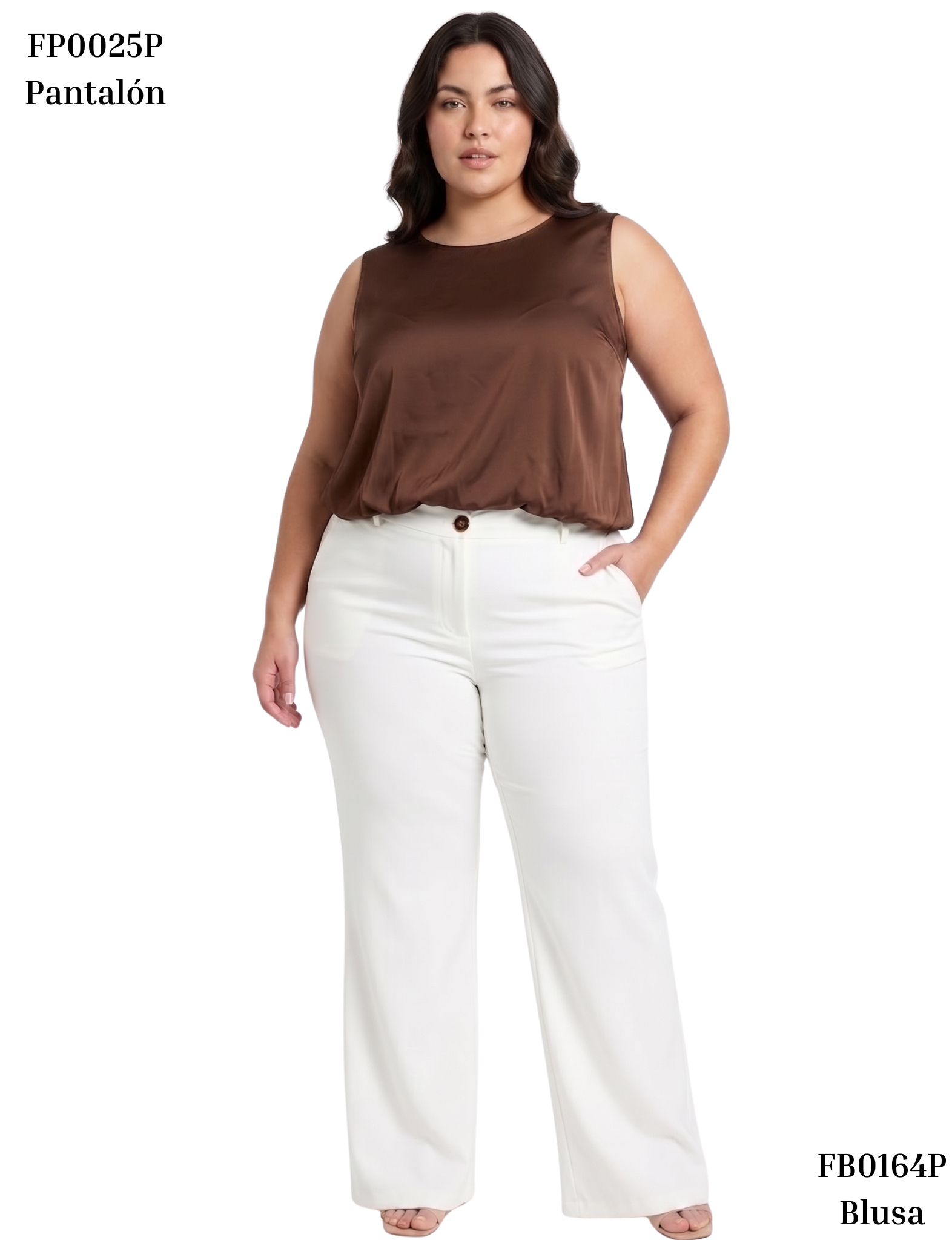 Blusa Corta Manga Sisa Tipo Globo Plus