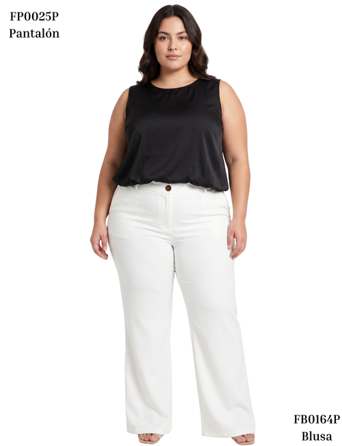 Blusa Corta Manga Sisa Tipo Globo Plus