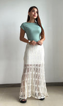 Blusa Manga Corta Cuello Redondo