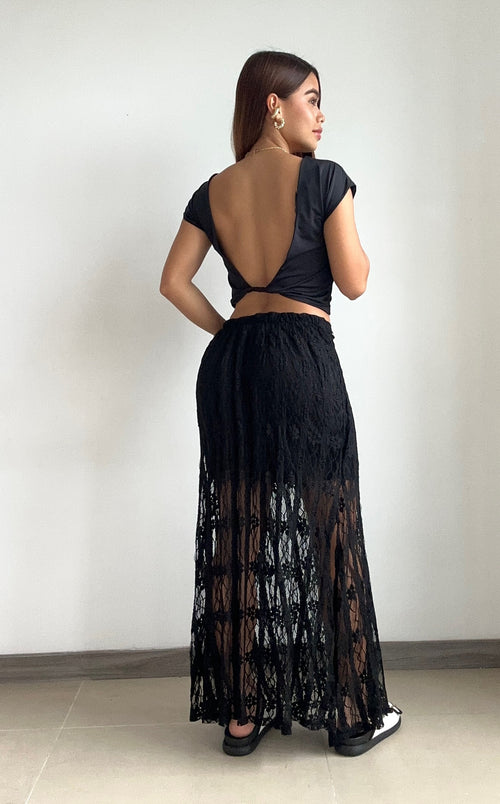 Blusa Manga Corta Cuello Redondo